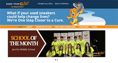 Desktop Screenshot of dunkyourkicks.org